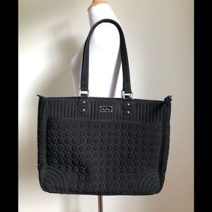 Vera Bradley Black Tote Laptop Bag - Shoulder Bag